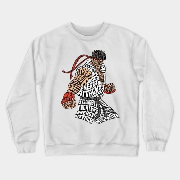 Hadouken Crewneck Sweatshirt by Koala Tees